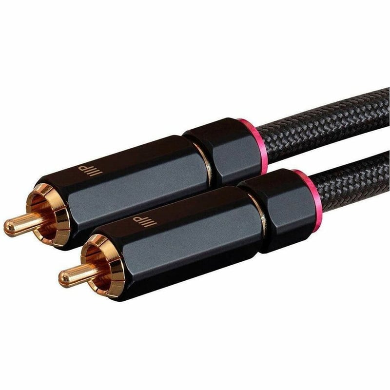 MONOPRICE ONIX SERIES - 2-MALE TO 1-FEMALE RCA Y-ADAPTER_ 12IN_ BLACK - Thumbnail 3