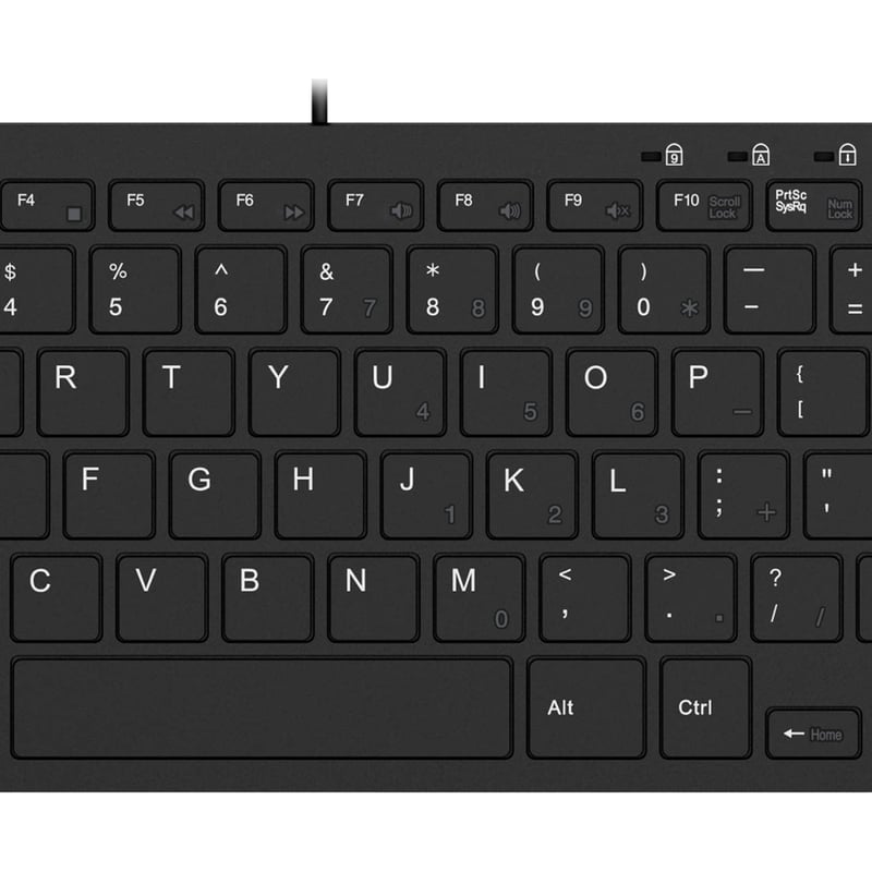 Adesso Mini Keyboard with USB Hubs - Thumbnail 4
