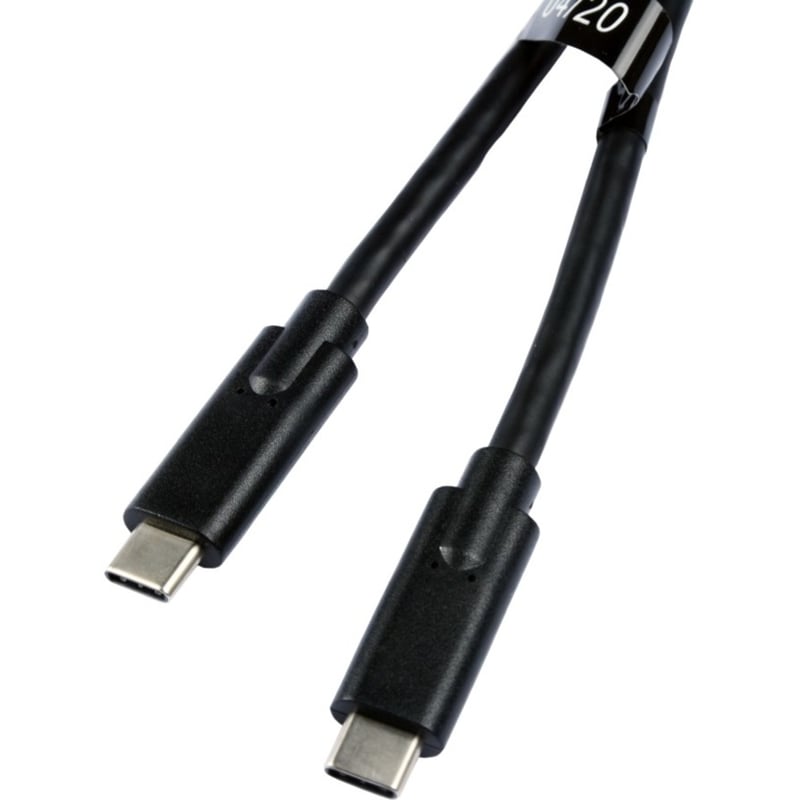 V7 USB-C to USB-C Cable 1m Black - Thumbnail 2