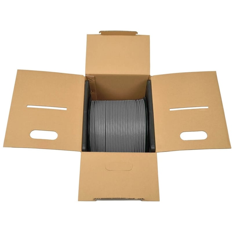 Eaton Tripp Lite Series Cat6 Gigabit Solid Core Plenum-Rated UTP CMP PVC Bulk Ethernet Cable, Gray, 1000 ft. (304.8 m) - Thumbnail 4