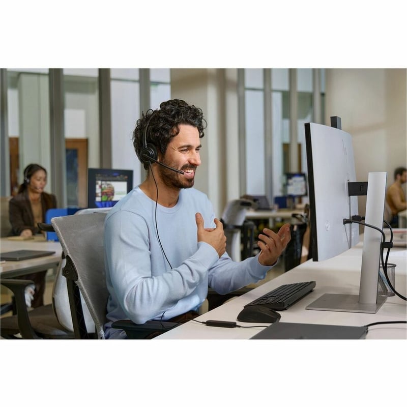 HP POLY MISSION 425 STEREO USB WIRED HEADSET (BULK) - Thumbnail 5
