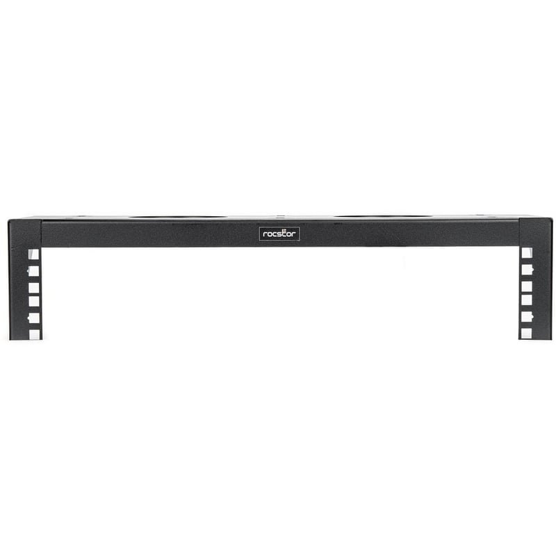 2U 19in Steel Vertical Wall Mount Rack Bracket - Thumbnail 3
