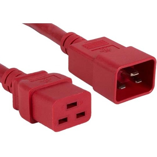 ENET C13 to C14 8ft Green Power Extension Cord / Cable 250V 18 AWG 10A NEMA IEC-320 C13 to IEC-320 C14 8'
