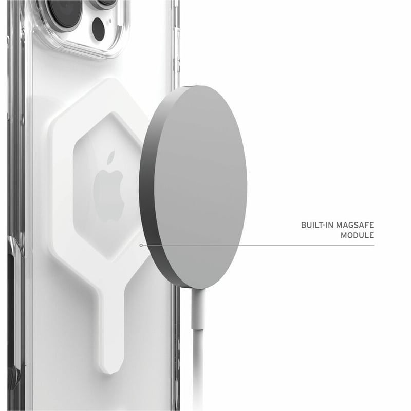 UAG CASE IPH16 PRO PLYO MAGSF- CLEAR/WHT - Thumbnail 4