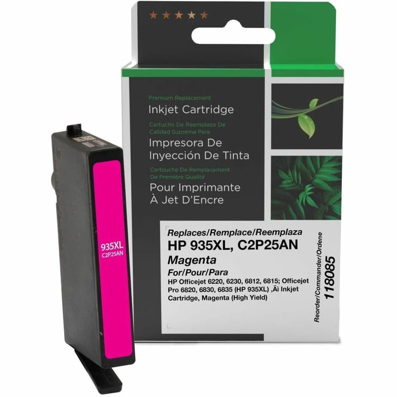 Clover Imaging Remanufactured High Yield Magenta Ink Cartridge for HP 935XL (C2P25AN) - Thumbnail 1