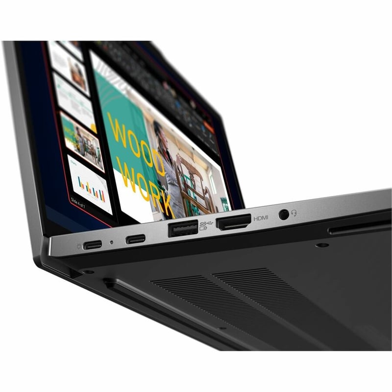 Lenovo ThinkPad E14 Gen 5 21JK0052US 14" Touchscreen Notebook - WUXGA - 1920 x 1200 - Intel Core i5 13th Gen i5-1335U Deca-core (10 Core) 1.30 GHz - 16 GB Total RAM - 8 GB On-board Memory - 512 GB SSD - Graphite Black - Thumbnail 4