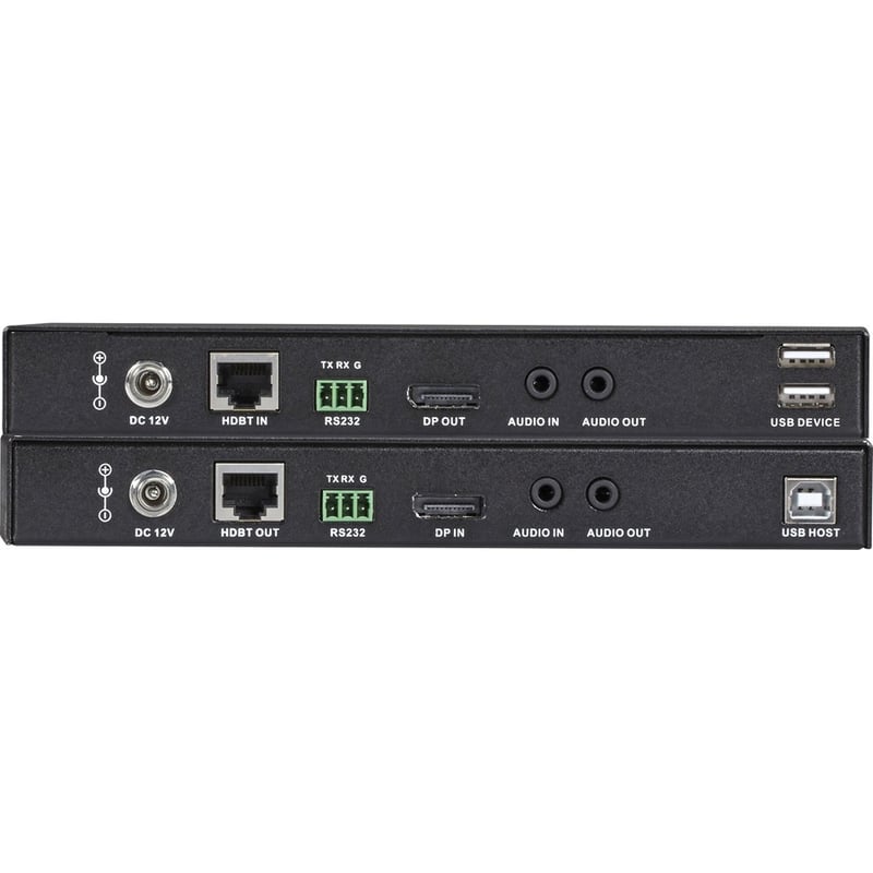 Black Box 4K USB 2.0 RS-232 Audio Video Extender DisplayPort - Thumbnail 3