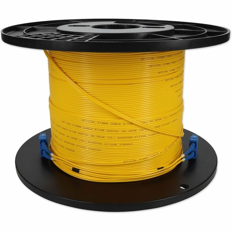 AddOn 71m SC to SC Yellow OS2 Duplex OFNR (Riser-Rated) SMF Fiber Patch Cable - Thumbnail 4