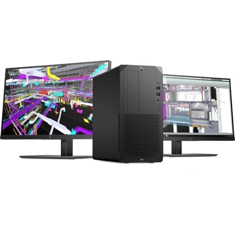 HP Z2 G5 Workstation - 1 x Intel Core i5 10th Gen i5-10500 - 8 GB - 256 GB SSD - Thumbnail 3
