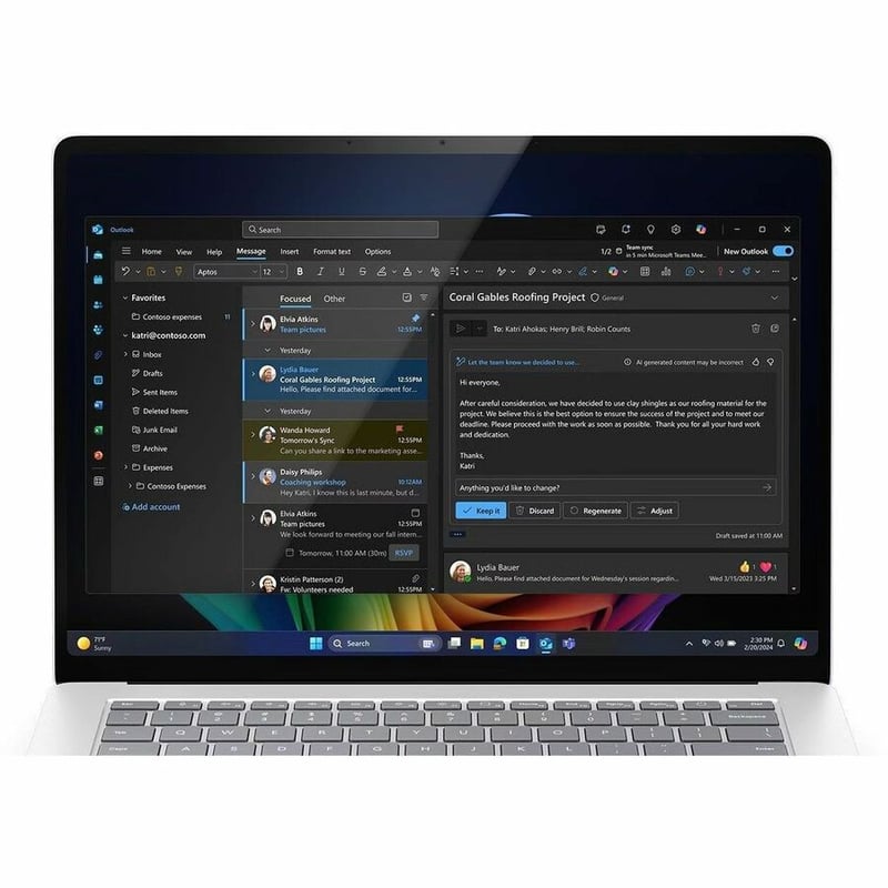 SURFACE LAPTOP 7 15IN SNAP ELI/16/256 WIN11 PLATINUM - Thumbnail 3