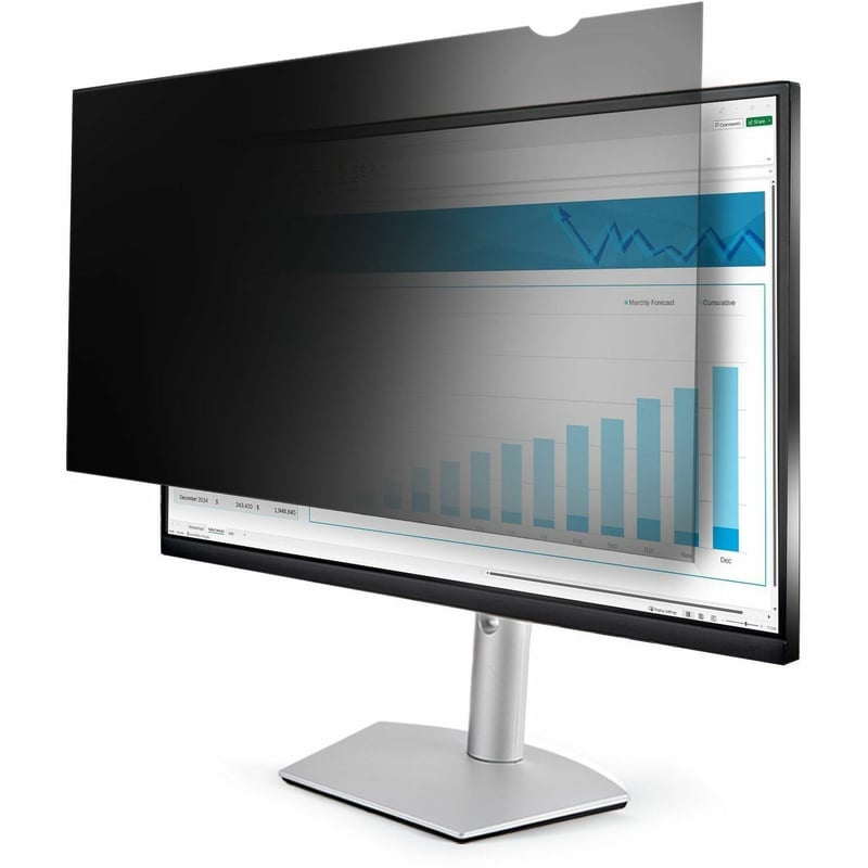 StarTech.com Monitor Privacy Screen for 24" Display - Widescreen Computer Monitor Security Filter - Blue Light Reducing Screen Protector - Thumbnail 1