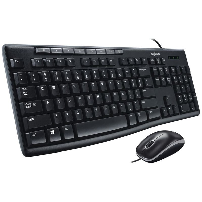 Logitech Media Combo MK200 Keyboard & Mouse - Retail - Thumbnail 1