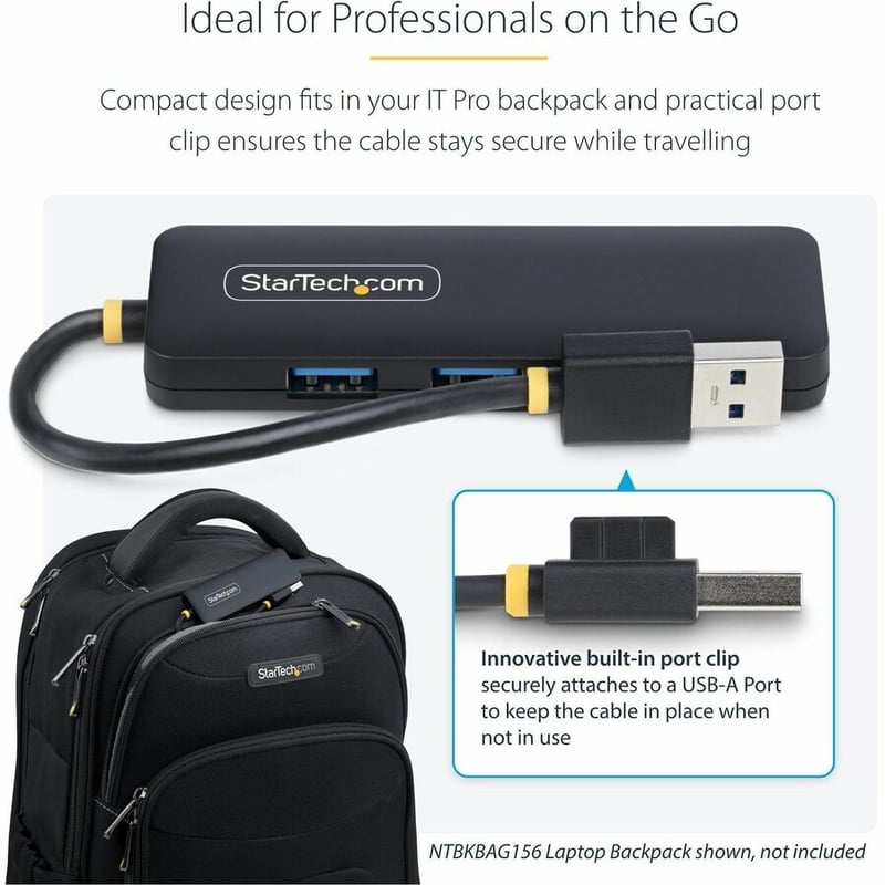 4-PORT USB-A HUB 5GBPS USB BUS POWERED - Thumbnail 5