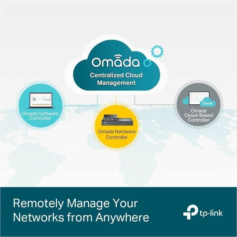 OMADA 24PORT L2+ MANAGED SWITCH OMADA 24-PORT L2+ MANAGED SWITCH - Thumbnail 4