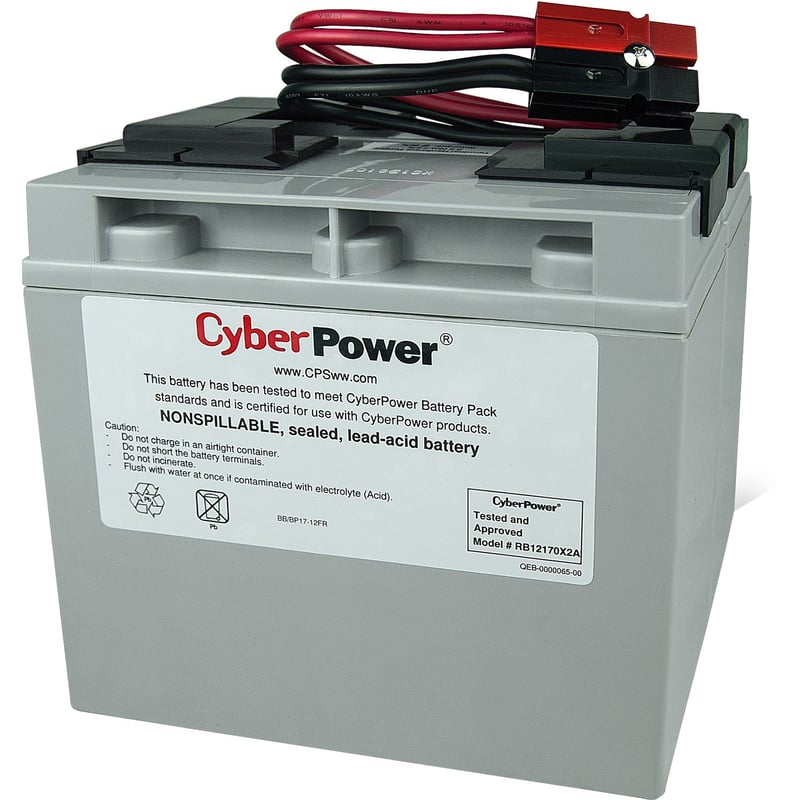 CyberPower RB12170X2A Replacement Battery Cartridge - Thumbnail 1