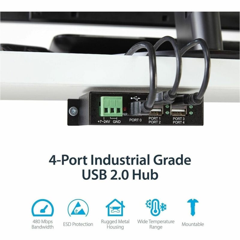 StarTech.com 4-Port USB 2.0 Hub - Thumbnail 2