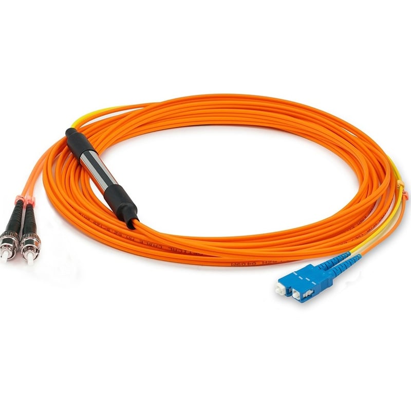 AddOn 1m ST (Male) Orange OM1 to SC (Male) Yellow OS2 Duplex OFNR Mode Conditioning Cable