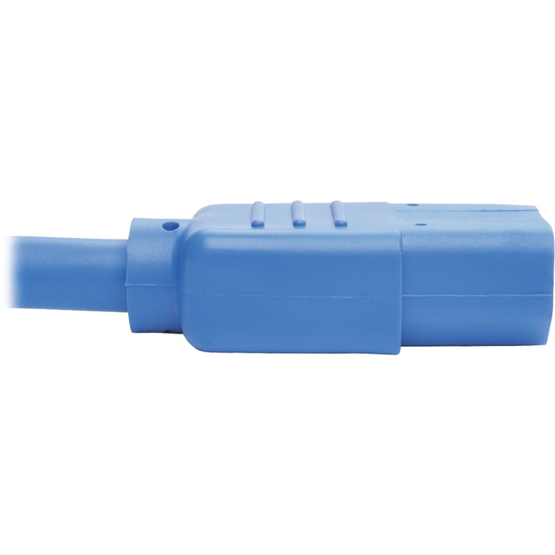 Eaton Tripp Lite Series PDU Power Cord, C13 to C14 - 10A, 250V, 18 AWG, 3 ft. (0.91 m), Blue - Thumbnail 4