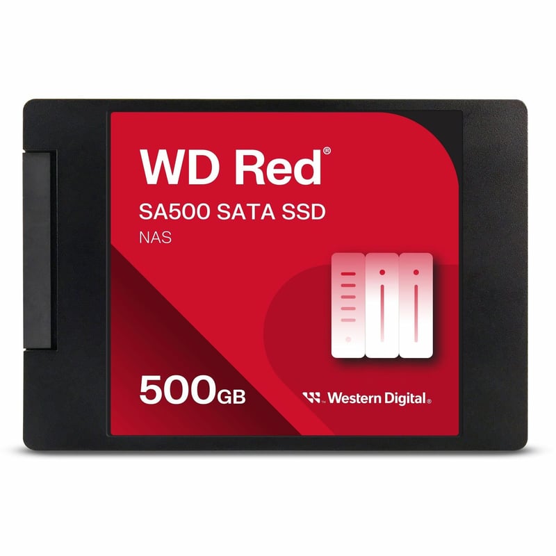 Western Digital Red WDS500G1R0A 500 GB Solid State Drive - 2.5" Internal - SATA (SATA/600) - Thumbnail 1