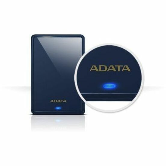 Adata HV620S 1 TB Portable Hard Drive - External - Blue - Thumbnail 2