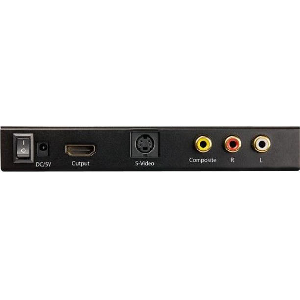 StarTech.com S-Video or Composite to HDMI Converter with Audio - 720p - NTSC & PAL - Analog to HDMI Upscaler - Mac & Windows (VID2HDCON2) - Thumbnail 3