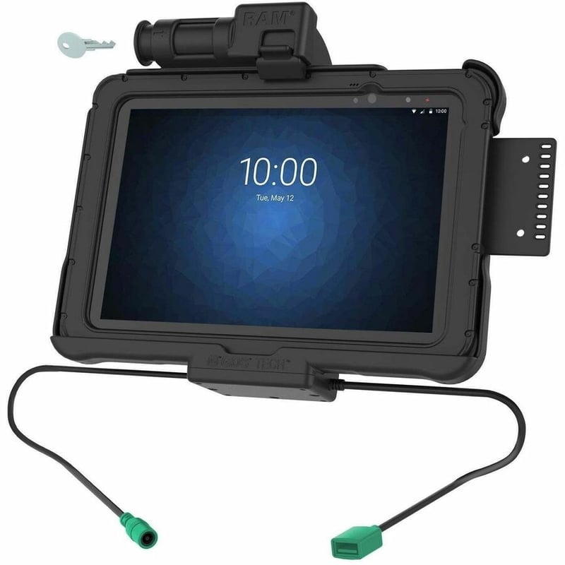 RAM Mounts GDS Key Locking Power + Data Dock for Zebra ET5x 10.1" Series - Thumbnail 3