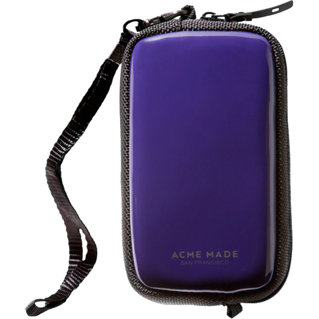 Acme Made AM00913-PEU Carrying Case (Pouch) Camera, Digital Player, Cellular Phone - Purple - Thumbnail 1