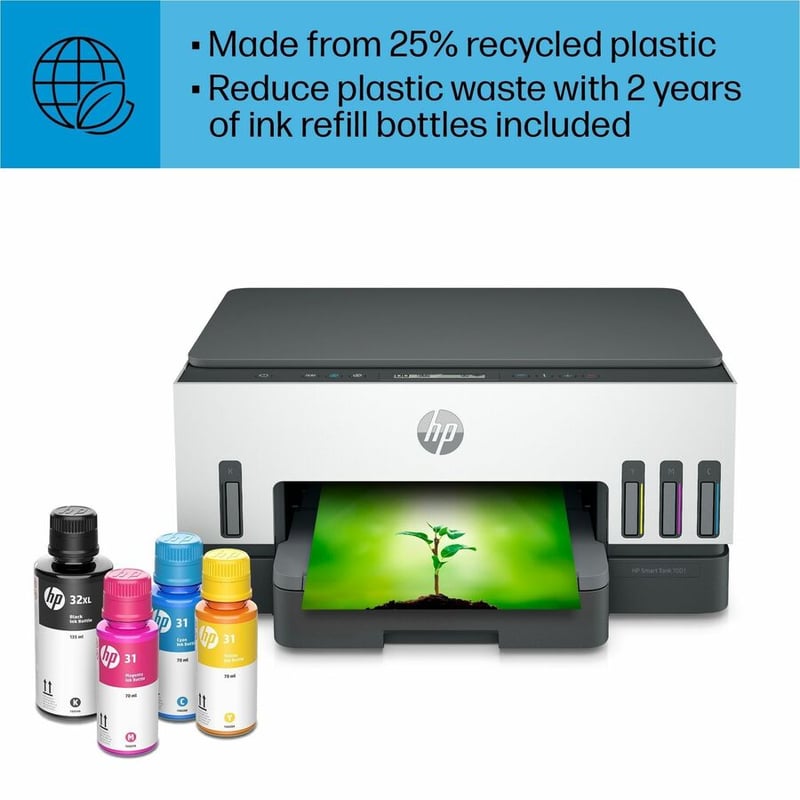 HP Smart Tank 7001 28B49A#B1H Wireless Color Inkjet All-In-One Printer - Thumbnail 4