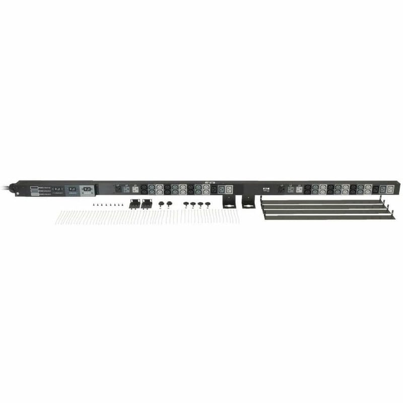 Tripp Lite by Eaton PDU 8.6kW 208/120V Three-Phase Basic PDU - 48 Outlets (36 C13 6 C19 6 5-15/20R) L21-30P Input 6 ft. Cord 70 in. 0U Rack