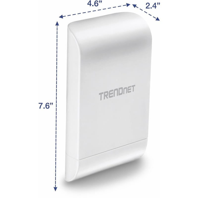 TRENDnet 10dBi Wireless N300 Outdoor PoE Pre-configured Point-to-Point Bridge Bundle Kit, Two Pre-Configured Wireless N Access Points, IPX6 Rated Housing, 10 dBi Antennas, White, TEW-740APBO2K - Thumbnail 3