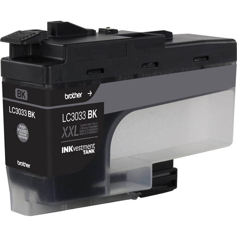 Brother Genuine LC3033BK Single Pack Super High-yield Black INKvestment Tank Ink Cartridge - Thumbnail 2