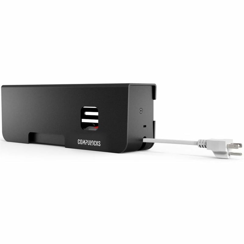 SECURITY POWER STRIP US 6 PLUGS BLACK - Thumbnail 1