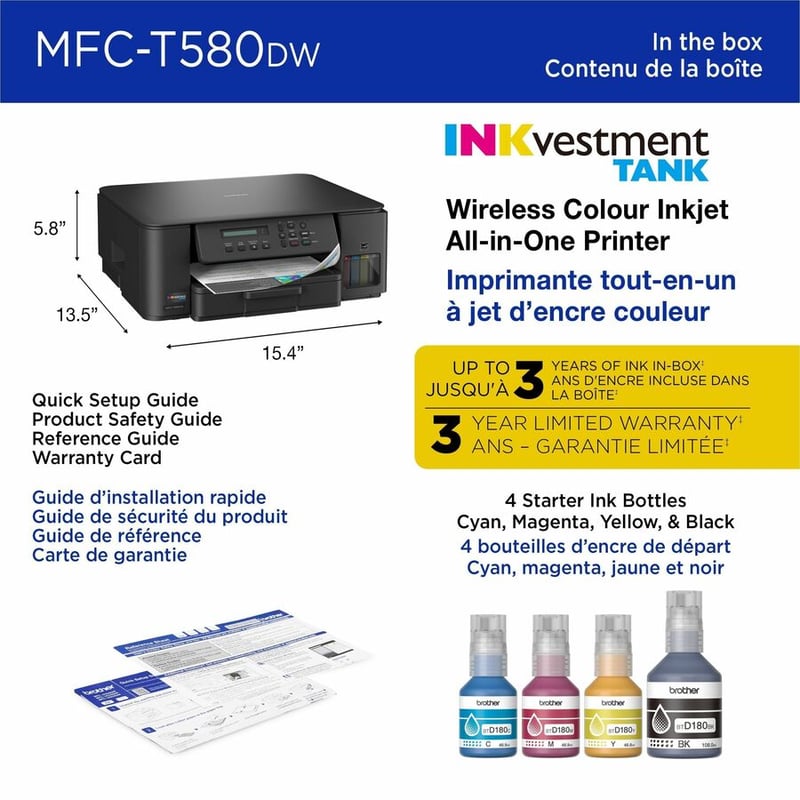 INKVESTMENT TANK 580 COLOR AIO - Thumbnail 3