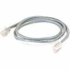 Quiktron Q-Series Patch Cords, CAT6, Non-Booted, Gray, 15 FT