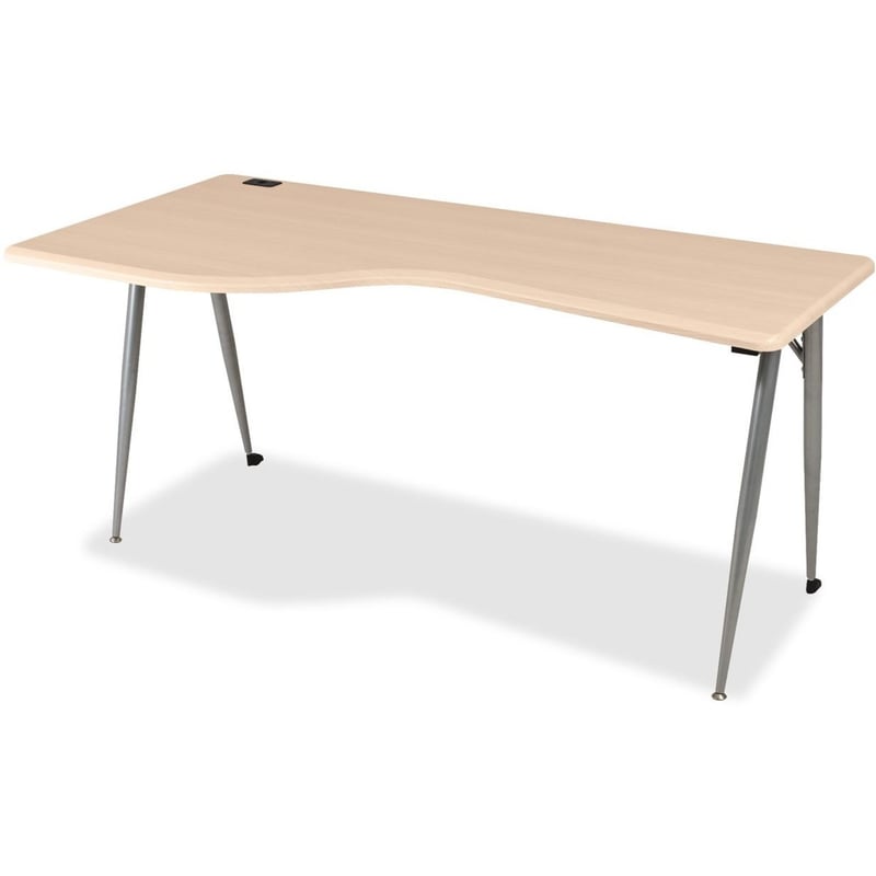 Balt iFlex Large Desk - Left - Teak - Thumbnail 1