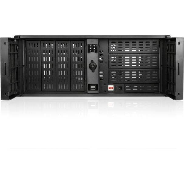 iStarUSA 4U Compact Stylish Rackmount Chassis with 500W Redundant Power Supply - Thumbnail 2