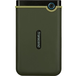 Transcend StoreJet 25M3 TS-1TSJ25M3G 1 TB Portable Hard Drive - 2.5" External - Military Green - Thumbnail 1