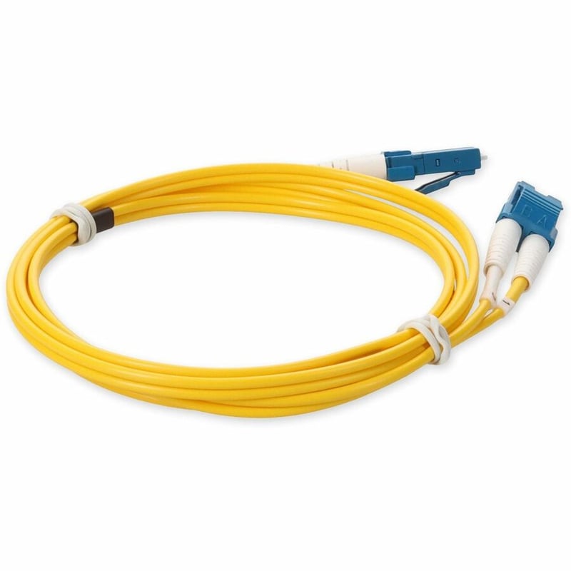 AddOn 2m LC to LC Yellow OS2 Duplex OFNP (Plenum-Rated) TAA SMF Fiber Patch Cable - Thumbnail 5