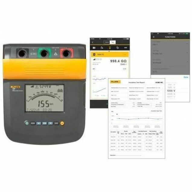 Fluke 1555 FC 10 kV Insulation Tester - Thumbnail 3