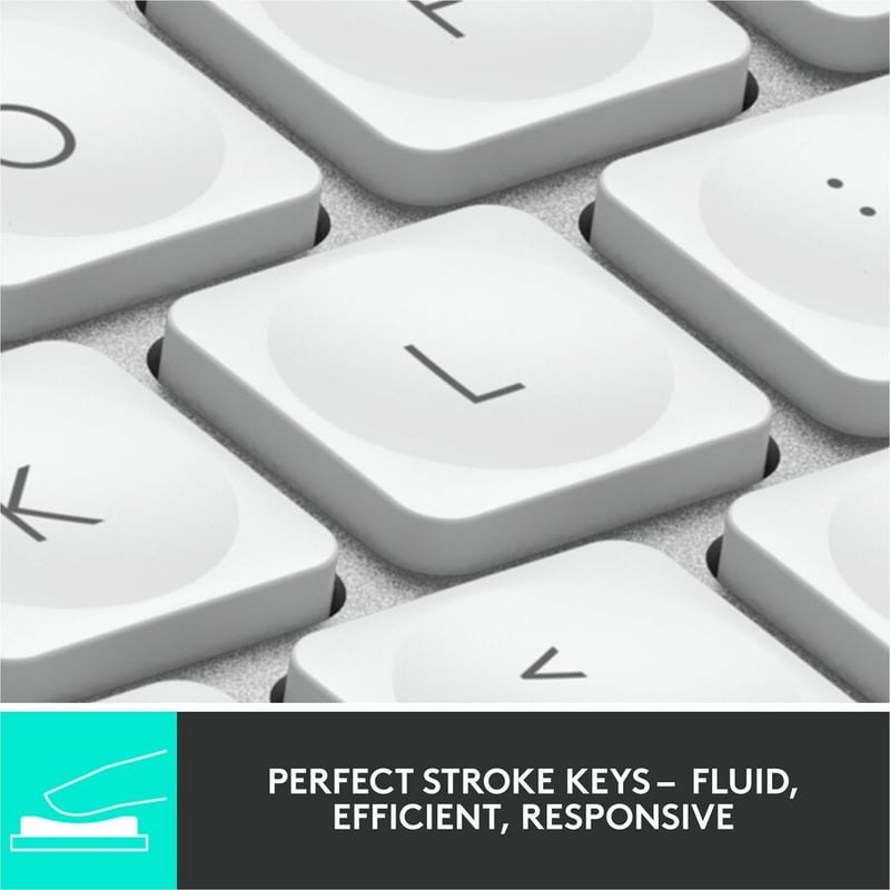 Logitech MX Keys Mini (Pale Grey) - Thumbnail 2