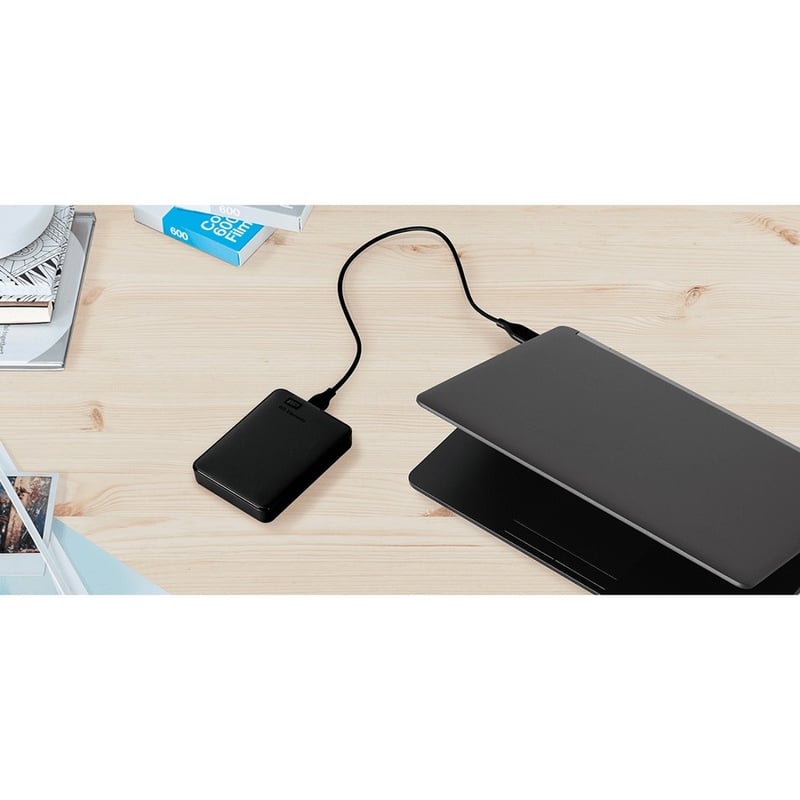 WD Elements WDBU6Y0050BBK 5 TB Portable Hard Drive - External - Black - Thumbnail 2