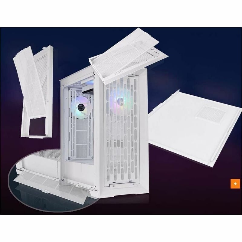 Thermaltake CTE T500 TG ARGB Snow Full Tower Chassis