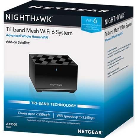 Netgear Nighthawk MS80 802.11ax 3.52 Gbit/s Wireless Range Extender - Thumbnail 2