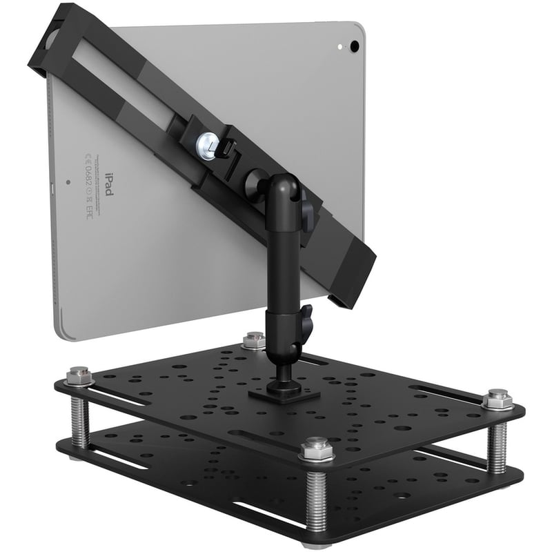 CTA Digital Vehicle Mount for Tablet, iPad Air, iPad mini, iPad Pro - Black - Thumbnail 2