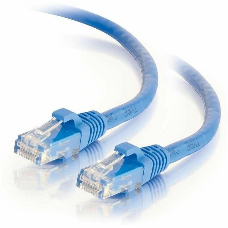 Quiktron Q-Series Patch Cords, Cat6, Booted, Blue, 75 Ft