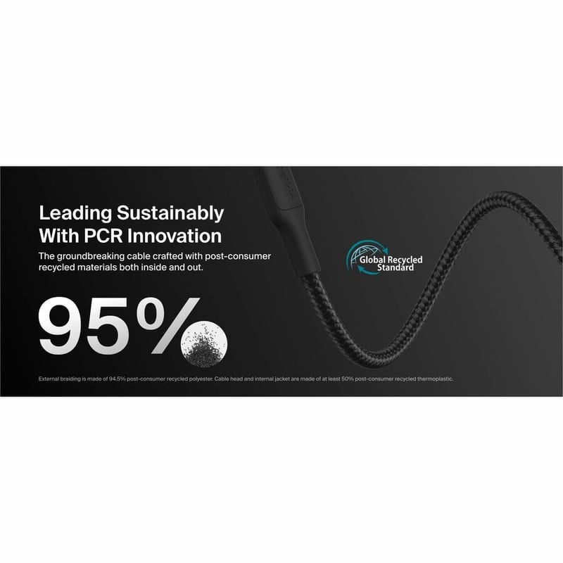 C - C CBL 240W 2.0 BRAIDED PCR 2M BLACK 15-RETAIL BOX - Thumbnail 4