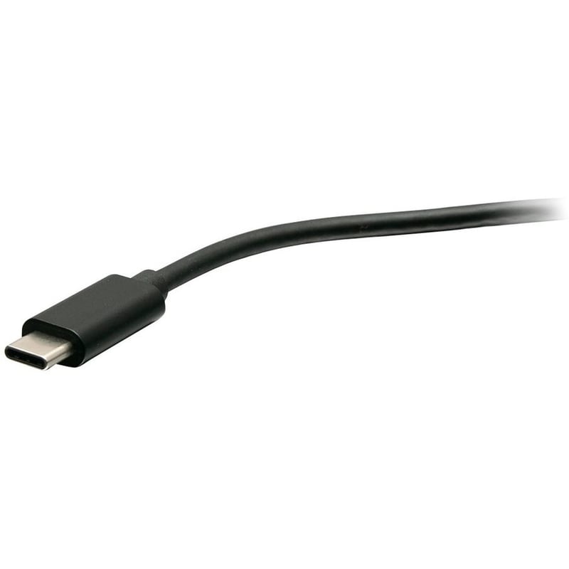 C2G USB C to HDMI & VGA Dual Monitor Adapter - 4K 30Hz - Black - Thumbnail 3