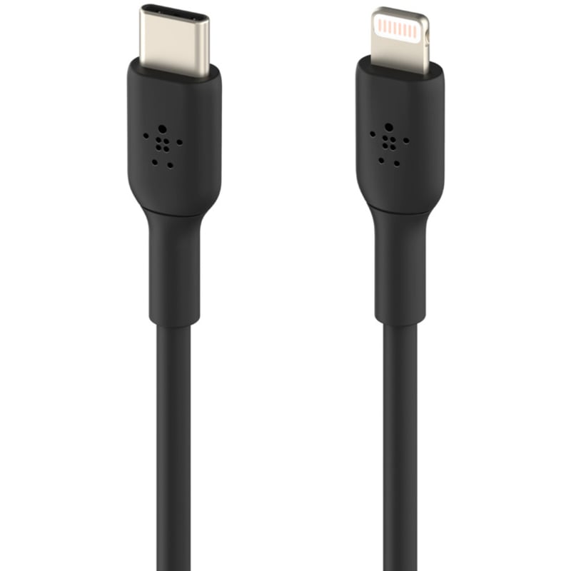 Belkin BoostCharge USB-C to Lightning Cable (1 meter / 3.3 foot, Black) - Thumbnail 2