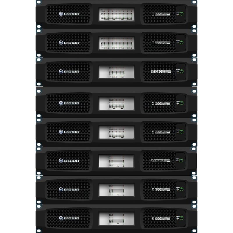Crown DriveCore Install 8|600 Amplifier - 3600 W RMS - 8 Channel - Thumbnail 3