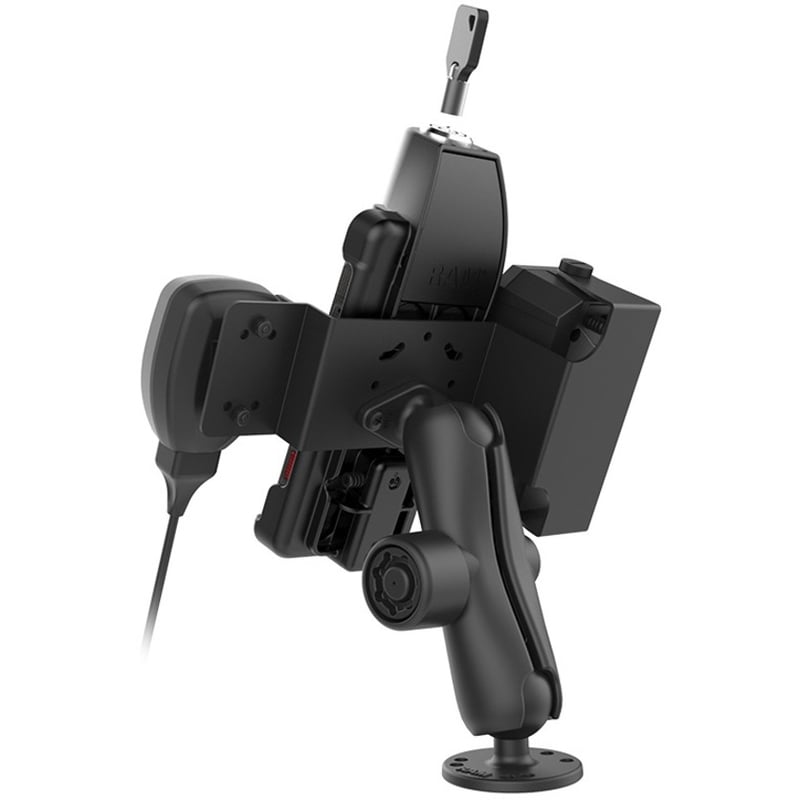 RAM Mounts Double Ball Mount for Sonim XP8 with Speaker & Hardwire Bundle - Thumbnail 4